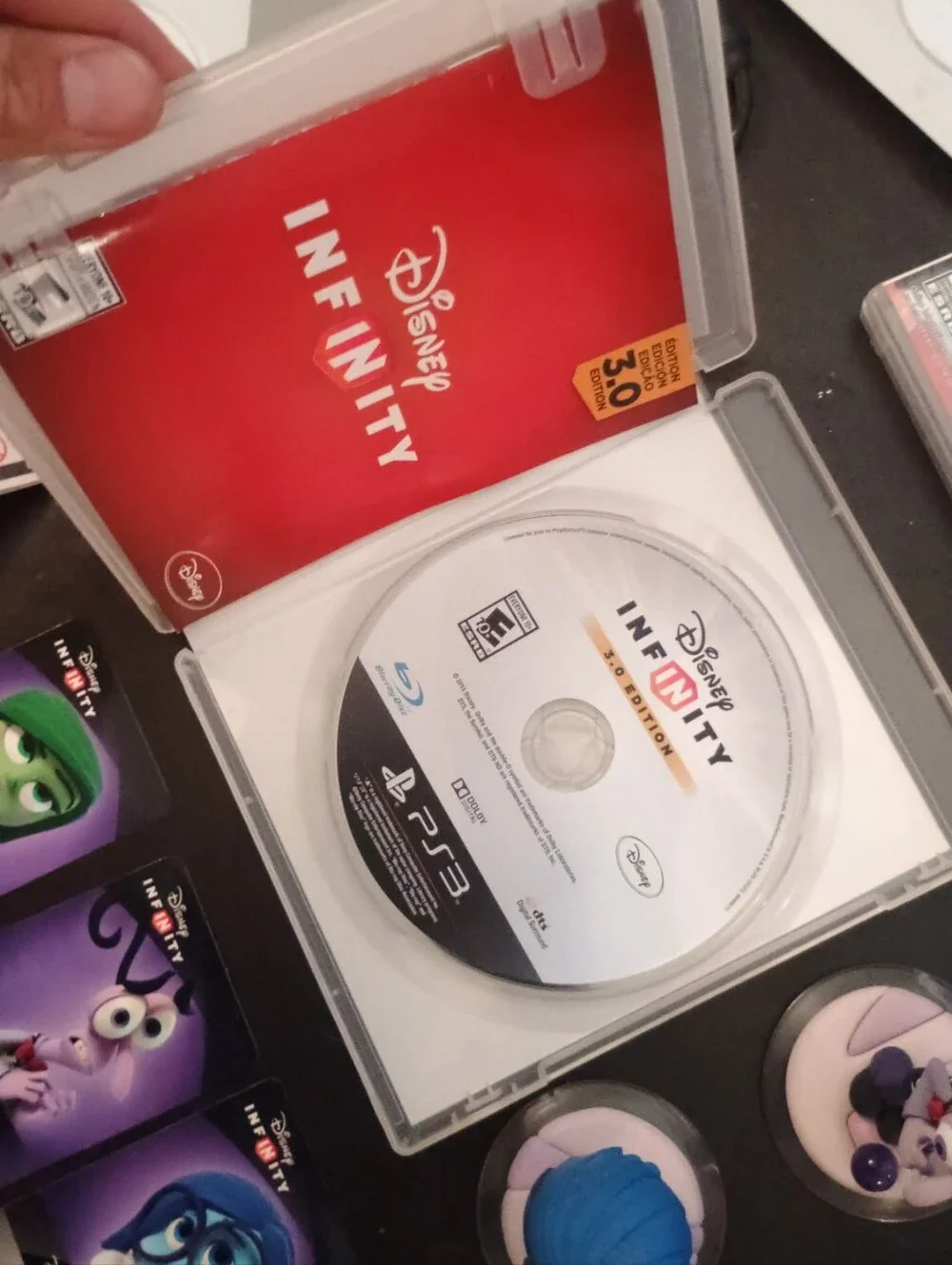 Disney Infinity Game Bundle with Figures and Power Discs - Black/White